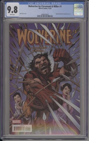 WOLVERINE #1 - CGC 9.8 NM/M – RARE - DF EXCLUSIVE – ALAN DAVIS VARIANT – KEY ISSUE – 1ST APPEARANCES - 2018