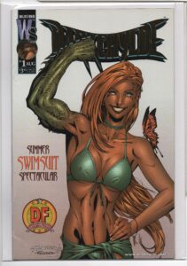 DARKCHYLDE: SUMMER SWIMSUIT SPECTACULAR #1 – DYNAMIC FORCES GOLD FOIL EXCLUSIVE – NUMBERED COA - LIMITED TO 2500 COPIES - 1999
