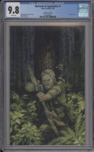 WARLORDS OF APPALACHIA #1 – CGC 9.8 NM/M - TYLER CROOK VIRGIN VARIANT – LIMITED 1 FOR 10 - 2016