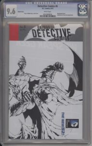 DETECTIVE COMICS #8 - CGC 9.6 NM+ – TONY DANIEL B&W VARIANT – LIMITED 1 FOR 25 - 2012