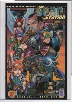 GEAR STATION #1 – DYNAMIC FORCES EXCLUSIVE VARIANT – 1ST APPEARANCES – NUMBERED COA - 2000