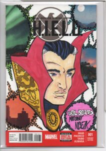 S.H.I.E.L.D. #1 – SIGNED & REMARKED BY JOE DEL BEATO & MARIANO NICEZA – W/COA - 2015