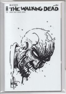 WALKING DEAD #150 – SIGNED & REMARKED BY KEN HAESER – W/DF COA – 1ST APPEARANCE - 2015