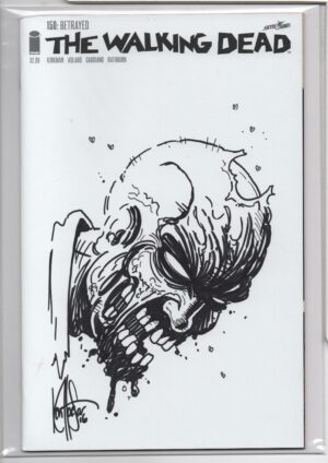 WALKING DEAD #150 – SIGNED & REMARKED BY KEN HAESER – W/DF COA – 1ST APPEARANCE - 2015