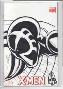 X-MEN #1 – SIGNED & REMARKED BY KEN HAESER – W/DF COA – 1ST APPEARANCE - 2010