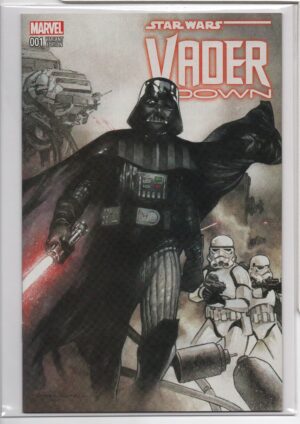 STAR WARS: VADER DOWN #1 – DYNAMIC FORCES EXCLUSIVE – OLIVIER COIPEL VARIANT – W/COA - 2016