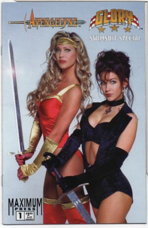 AVENGELYNE & GLORY: SWIMSUIT SPECIAL #1 – PHOTO VARIANT – MIKE DEODATO JR ART - 1996 - ONE-SHOT
