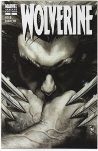 WOLVERINE #55 – B&W VARIANT – JEPH LOEB - SIMONE BIANCHI COVER - 2007
