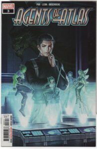 AGENTS OF ATLAS #3 – GREK PAK – JUNGGEUN YOON COVER – JIMMY WOO – SILK - 2019