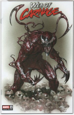 WEB OF CARNAGE #1 – GABRIELE DELL’OTTO VARIANT – A TANGLED WEB WE WEAVE - 2023
