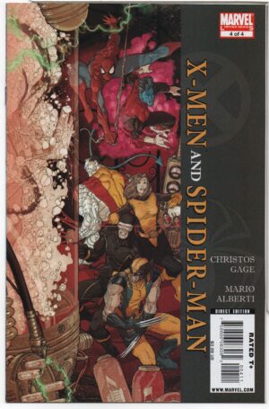 X-MEN AND SPIDER-MAN #4 – CHRISTOS GAGE – MARIO ALBERTI COVER – 1ST APPEARANCES - 2009