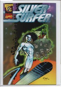 SILVER SURFER #1 – WIZARD EDITION WITH COA – ARIEL OLIVETTI COVER – 1ST PRINT - 1998