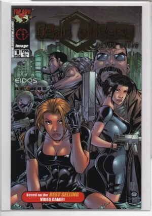 FEAR EFFECT: RETRO HELIX #1 – DF EXCLUSIVE – GOLD FOIL VARIANT – NUMBERED COA - 2001