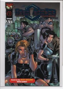 FEAR EFFECT: RETRO HELIX #1 – DF EXCLUSIVE – BLUE FOIL VARIANT – NUMBERED COA - 2001