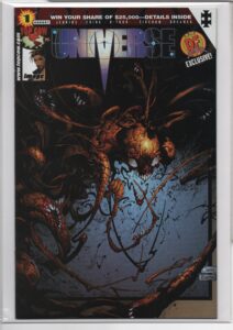 UNIVERSE #1 – DYNAMIC FORCES EXCLUSIVE VARIANT – NUMBERED COA – CLAYTON CRAIN COVER - 2001