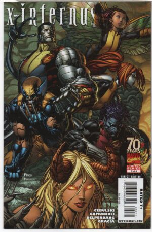 X-INFERNUS #2 – MORTAL COIL – MAGIK – NIGHTCRAWLER - DAVID FINCH COVER - 2009