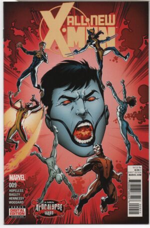 ALL-NEW X-MEN #9 – DENNIS HOPELESS - MARK BAGLEY COVER – APOCALYPSE WARS - 2016