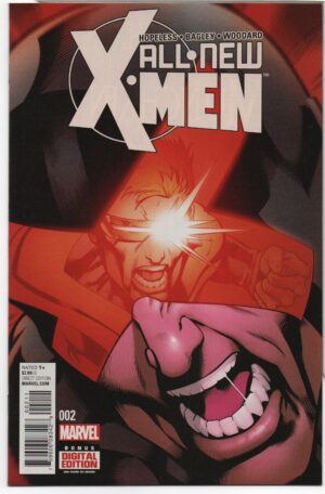 ALL-NEW X-MEN #2 – DENNIS HOPELESS - MARK BAGLEY COVER – GHOSTS OF CYCLOPS - 2016