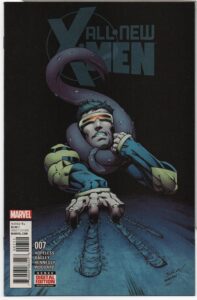 ALL-NEW X-MEN #7 – DENNIS HOPELESS - MARK BAGLEY COVER – BLOB – TOAD - 2016