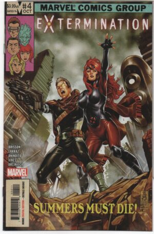 EXTERMINATION #4 – ED BRISSON - MARK BROOKS COVER – WOLVERINE – CABLE - 2018