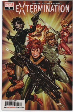 EXTERMINATION #3 – ED BRISSON - MARK BROOKS COVER – TIME TRAVELING X-MEN! 2018