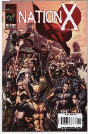 NATION X #1 – WOLVERINE – NIGHTCRAWLER – DUSTIN WEAVER COVER – 2010 MARVEL