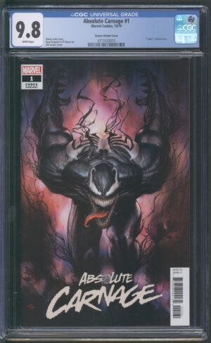 ABSOLUTE CARNAGE #1 - CGC 9.8 NM/M - CODEX VARIANT – 1 FOR 25 – ADI GRANOV COVER - 2019