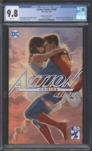 ACTION COMICS #1000 - CGC 9.8 NM/M – THIRD EYE COMICS – KAARE ANDREWS VARIANT - 2018