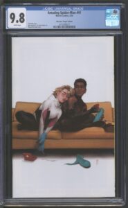 AMAZING SPIDER-MAN #41 - CGC 9.8 NM/M – MIGUEL MERCADO VIRGIN VARIANT - ILLUMINATI - 2024