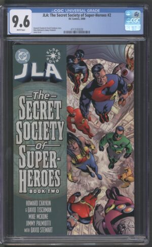 JLA: SECRET SOCIETY OF SUPER-HEROES #2 - CGC 9.6 NM+ – PRESTIGE – ELSEWORLDS – MCKONE - PALMIOTTI - 2000