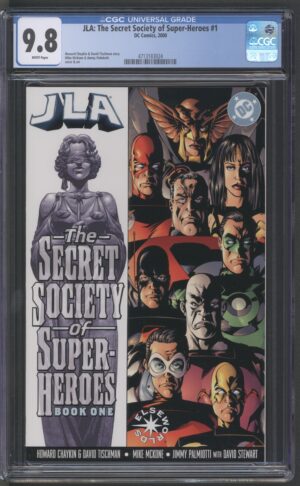 JLA: SECRET SOCIETY OF SUPER-HEROES #1 - CGC 9.8 NM/M – PRESTIGE – ELSEWORLDS – MCKONE - PALMIOTTI - 2000