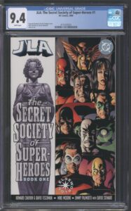 JLA: SECRET SOCIETY OF SUPER-HEROES #1 - CGC 9.8 NM/M – PRESTIGE – ELSEWORLDS – MCKONE - PALMIOTTI - 2000 - Copy