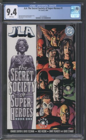 JLA: SECRET SOCIETY OF SUPER-HEROES #1 - CGC 9.8 NM/M – PRESTIGE – ELSEWORLDS – MCKONE - PALMIOTTI - 2000 - Copy