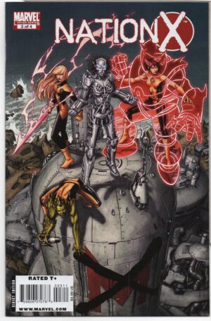NATION X #3 – DUSTIN WEAVER COVER – UNRESOLVED ISSUES - 2010 - MARVEL
