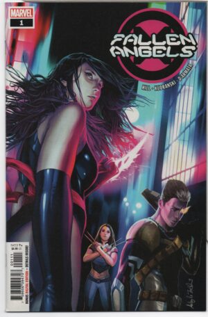 FALLEN ANGELS #1 – KEY ISSUE – ASHLEY WITTER COVER – CAPTAIN BRITAIN APPEARANCE - 2020
