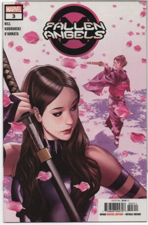 FALLEN ANGELS #3 – BRYAN HILL - ASHLEY WITTER COVER – SEPPUKU – 2020 - MARVEL
