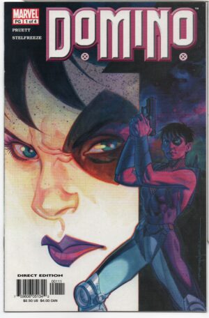 DOMINO #1 – BRIAN STELFREEZE COVER – 1ST APPEARANCE – PERFECT WEAPON - 2003
