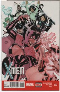X-MEN #22 – TERRY DODSON COVER – EXOGENOUS CONCLUSION – 1ST SUPER-BROODSKULLS - 2014