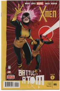 X-MEN #5 – ARTHUR ADAMS COVER – BATTLE OF THE ATOM – MAGNETO – DEADPOOL - 2013