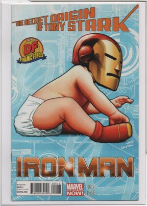 IRON MAN #9 – DF EXCLUSIVE – GREG LAND VARIANT – LIMITED TO 3000 – W/COA - 2013