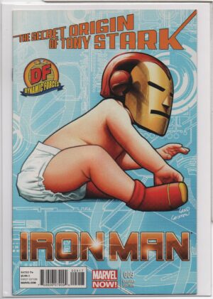 IRON MAN #9 – DF EXCLUSIVE – GREG LAND VARIANT – LIMITED TO 3000 – W/COA - 2013
