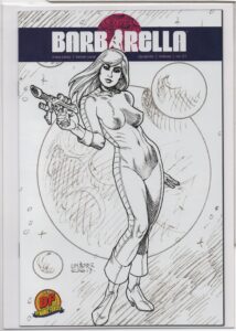 BARBARELLA #1 – DFE – B&W JOSEPH MICHAEL LINSNER COVER – LTD TO 400 – W/COA - 2017