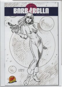 BARBARELLA #1 – DFE – B&W JOSEPH MICHAEL LINSNER COVER – LTD TO 400 – W/COA - 2017