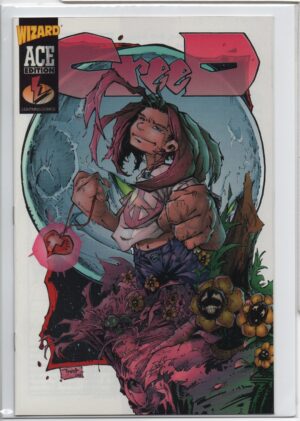CREED #1 – WIZARD ACE EDITION - ACETATE COVER – W/COA – TRENT KANIUGA COVER - 1996