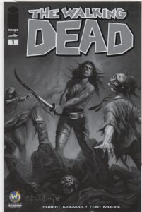 WALKING DEAD #1 – WIZARD WORLD RICHMOND COMIC CON B&W VARIANT – KEY ISSUE - 2015