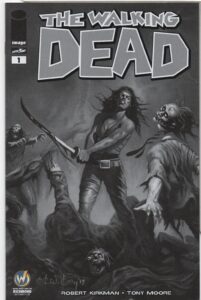 WALKING DEAD #1 – WIZARD WORLD RICHMOND COMIC CON B&W VARIANT – KEY ISSUE - 2015