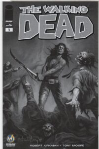 WALKING DEAD #1 – WIZARD WORLD RICHMOND COMIC CON B&W VARIANT – KEY ISSUE - 2015