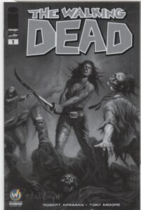 WALKING DEAD #1 – WIZARD WORLD RICHMOND COMIC CON B&W VARIANT – KEY ISSUE - 2015