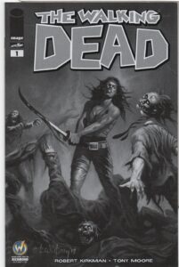 WALKING DEAD #1 – WIZARD WORLD RICHMOND COMIC CON B&W VARIANT – KEY ISSUE - 2015