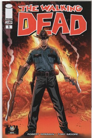 WALKING DEAD #1 – WIZARD COMIC CON OHIO VARIANT – MIKE ZECK COVER – KEY ISSUE - 2013